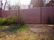 Выполненные работы: деревянные заборы
