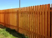 Выполненные работы: деревянные заборы