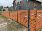 Выполненные работы: деревянные заборы