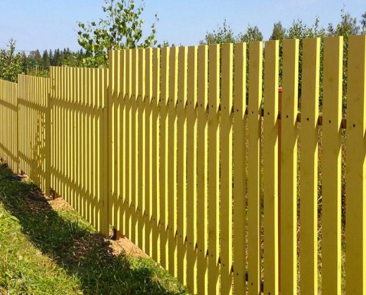 Забор из дерева Эконом